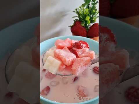Let's Make Hwachae #asmr #hwachae #food #dessert #watermelon #recipe #snacks  #cooking  #shorts