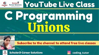 Unions | C Programming for Beginners | Coding Simplified #cprogramming #codingclass #programming