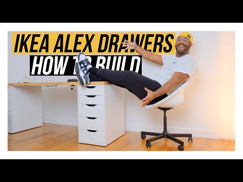 How to Assemble IKEA Alex Drawers! A MUST Watch BEFORE Assembly