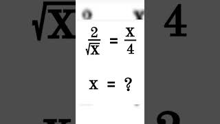 Solve for x #squareroot #educationlearning #viralvideo #viralvideo