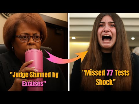 "Judge STUNNED 😱 Woman Skips 77 Tests & Blames System!"