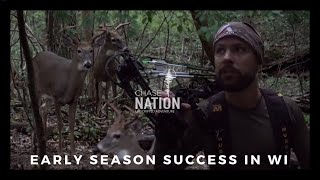 SO MANY BUCKS!!! Wisconsin Whitetail Bow Hunt - Early Season Success