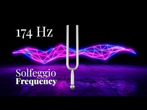 174 Hz Solfeggio Tuning Fork | Sound Healing Vibes | The Healing Solfeggio Frequency | Sound Bath