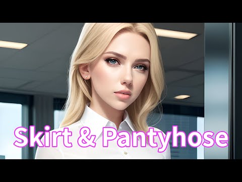 [ 4K ]  |  Skirt & Pantyhose LOOKBOOK | Office lady Fashion ( Helen )