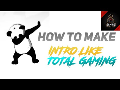 Make intro like total gaming👍