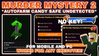 🎃Murder Mystery 2 Script Pastebin **NO KEY** AutoFarm Coins Candy | Latest Version Keyless