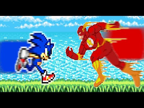 Sonic VS the Flash Reanimated (Sonic The Hedgehog vs DC)