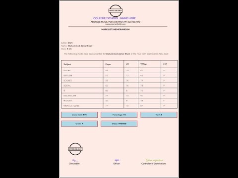 Online Mark Publisher