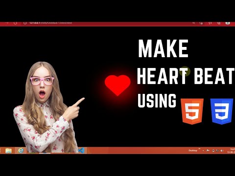 Heart Beat using HTML CSS