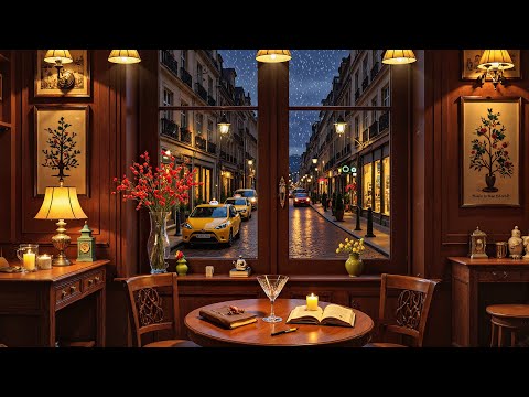 Elegant EveningJazz at a Paris Café Street ☕ Autumn Edition Playlist & Soft Jazz for Focus & Calm