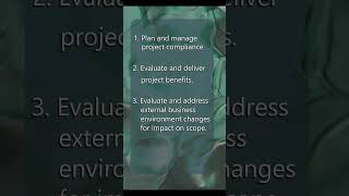 PMP Exam 2023 Content outline - Business Environment #shorts