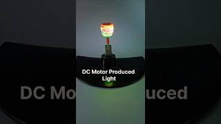 DC Motor Produced Light ❤️ DIY and Amazing Things 😎 #diy #shorts #ytshorts