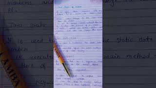 Java notes