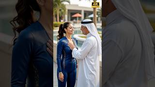 Dubai Humanoid Robots secretly get cleaned by Elderly man in public