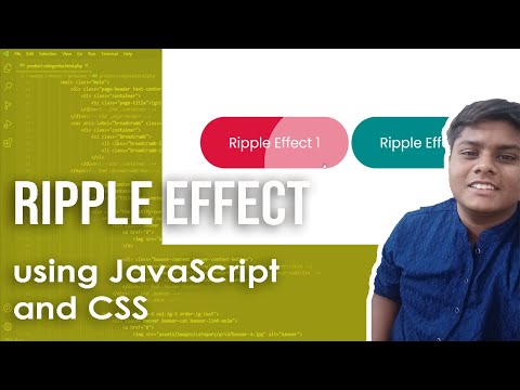 How to give Ripple Effect to any element of your website? Complete tutorial | Code Grind