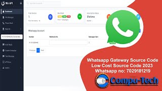 WhatsApp API Gateway Full Source Code | WA Gateway ! Tech Support Pro