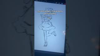 does this happen to anyone else?#art #artist #digitalart #vgencode #shorts #krita #drawing #dandadan
