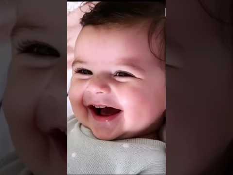 cute baby  laughing......