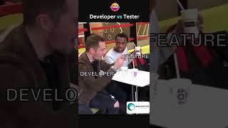 "Developer vs Tester: Battle of Bugs! 🐞👨‍💻😂"