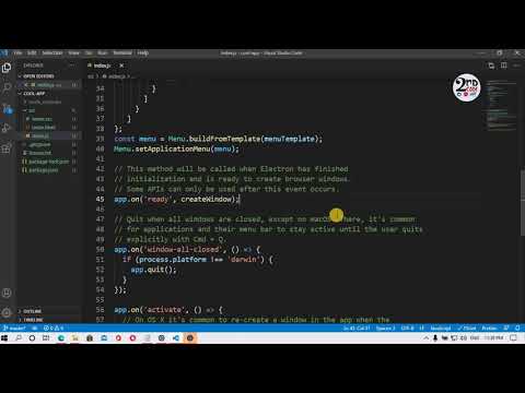 creating custom menu in electron js || desktop application