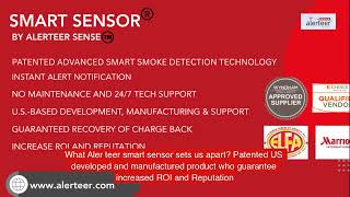 Smart Sensor Transform Your Hotel Environment | Alerteer Smoke Detection Technology.