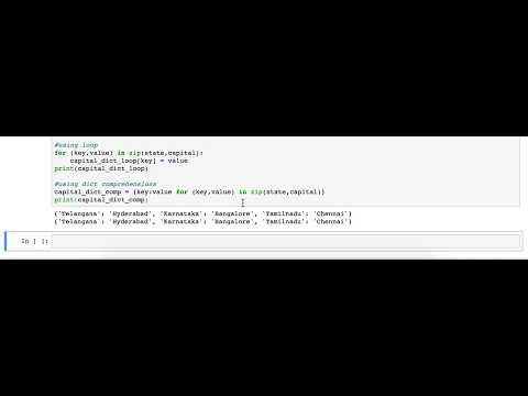 Dict Comprehension
