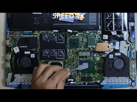 Dell G3 15 i5 10th gen disassembly, changing thermal paste and upgrading the RAM