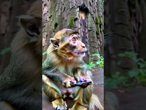 Crazy monkey #foryou #viral #funny #animals #monkey