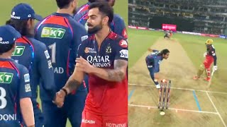 Virat Kohli handshake with Digvesh Rathiafter Digvesh failed to Mankand Jitesh Sharma, LSG vs RCB