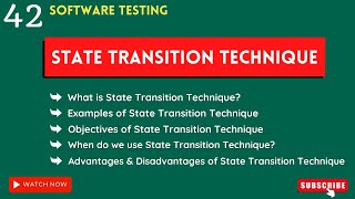 manual testing tutorial for beginners | state transition testing | test case design techniques
