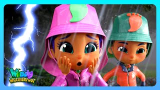 Trapped in a Storm! Windy’s Race to Find a Rainbow! 🌧️⚡ | Windy Weatherfoot