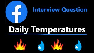 Daily Temperatures - Monotonic Stack - Leetcode 739 - Python