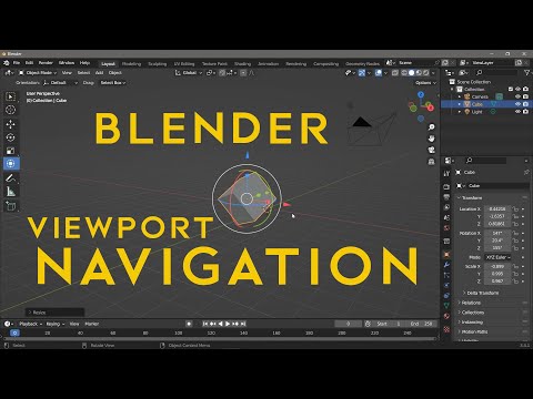 Blender Beginner Tutorial - Viewport Navigation
