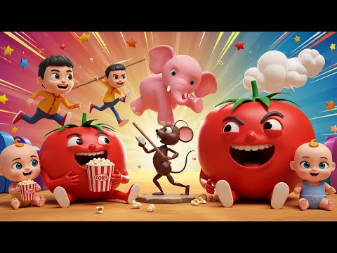 आहा टमाटर - Aaha Tamatar Bade Mazedar - Nursery Rhymes and Kids Song in Hindi Rhymes World Hindi