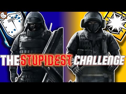 Can A BEGINNER Play R6 Siege ONLY Using Shield Operators!
