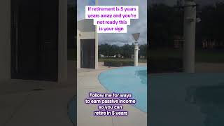 If retirement is 5 years away and you're not ready, this is your sign