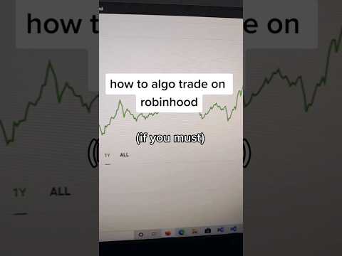 how to algo trade on robinhood #algotrading #finance #tradingbot #stockmarket #coding