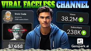 How I Build Faceless YouTube Channels Using Just ONE AI Tool (Genspark AI)