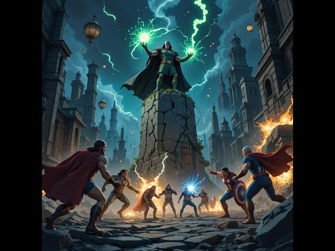 React Ghibli Image Generator Avenger Fight With Dr Doom