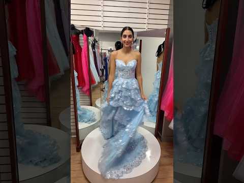 THE CUTEST PROM DRESS EVER 👗👑 | #promdress #prom #dress #bluedress  #cinderella #promdresses