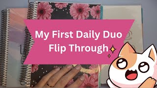 My First Daily Duo Flip Through! | How My Planning Style Has Changed | 2021 EC Daily Duo Planner 