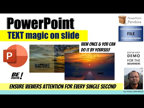 Text magic in PowerPoint slide