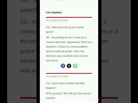 SUPREME COURT LIVE LAW UPDATE #neet #mbbscollege #news #medicalcollege #nta
