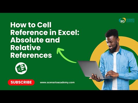 MS Excel - How to Cell Reference in Excel: Absolute and Relative References
