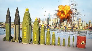 Small to Massive Bombs – Micro City Destruction Test (Teardown)