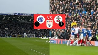 Portsmouth vs Southampton The South Coast Derby Away Vlog | Honours Even 😤