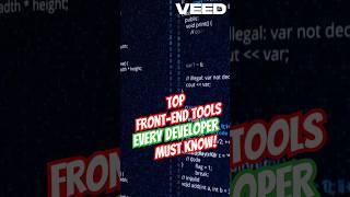 Top Front-End Tools Every Developer Must Know!
