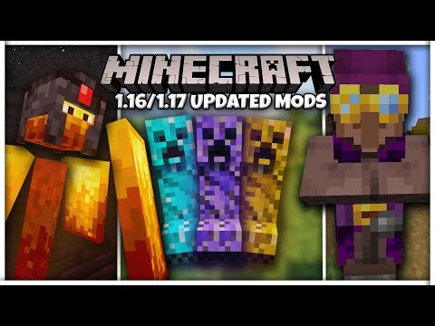 Top 15 New/Updated 1.17/1.16.5 Mods! Tinkers Construct, Double Jump, More Villagers, Outvoted, +More