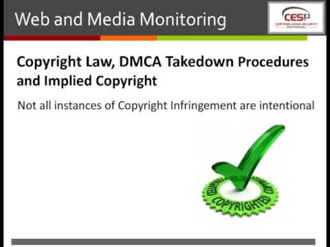 Certified Exam Security Professional - Web and Media Monitoring Primer