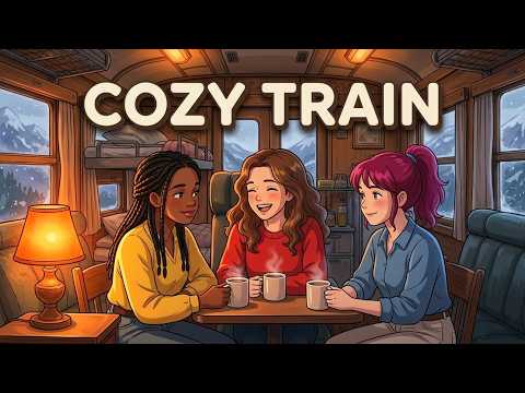 Warm Little Home on a Cozy Train | A Dream Journey with Friends, Finally Together | Animation